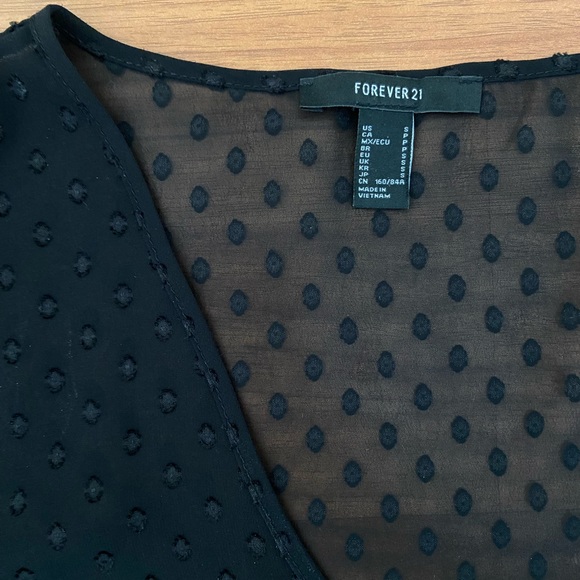 Black Polka Dot Blouse - Picture 5 of 5